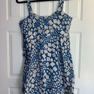 Marc Jacobs blue patterned dress